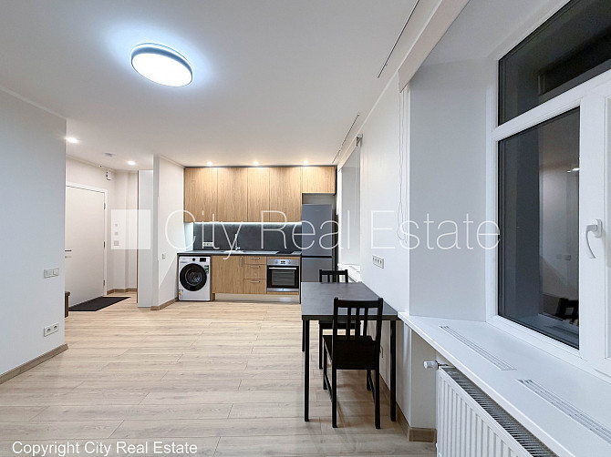 Fasādes māja, slēgta teritorija, studio tipa, virtuve apvienota ar viesistabu, centrālā Rīga - foto 3