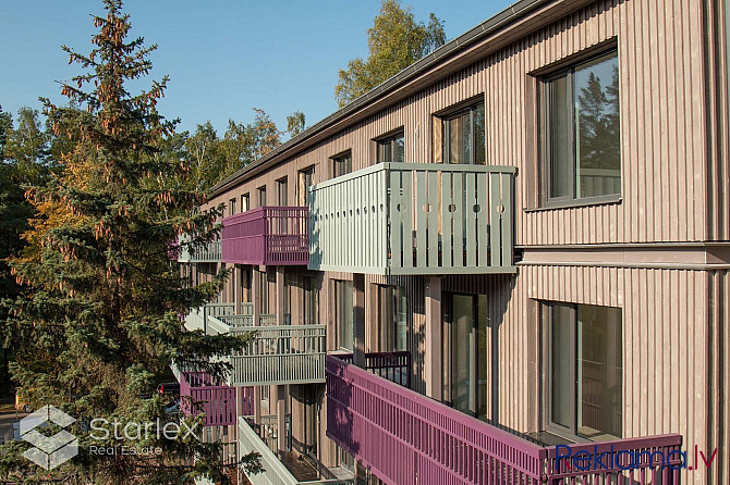 Divistabu dzīvoklis: dzīvojamā platība: 52,5 m+terase: 34,5 m+izbūvēts 2. līmenis: 13,3 m. Jūrmala - foto 12