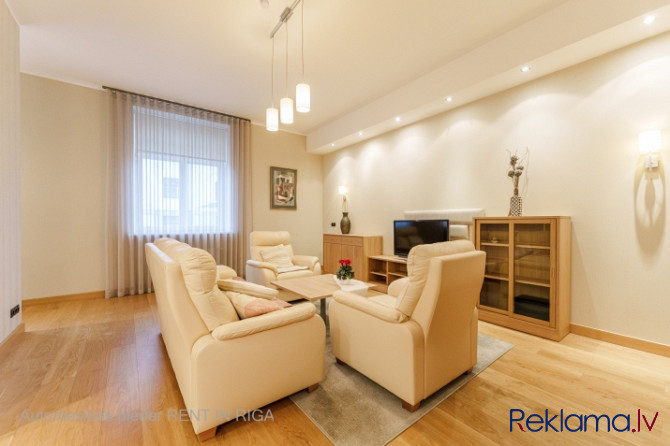 Spacious, fully furnished 2-room apartment in the Quiet Center.  Located on the 4th floor of a renov Рига - изображение 12