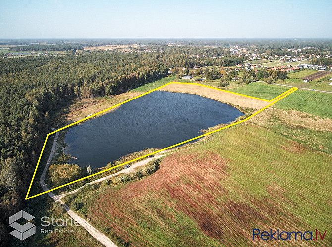 Продается земельный участок с частным озером под застройку частных домов в Малпилская вол. - изображение 2