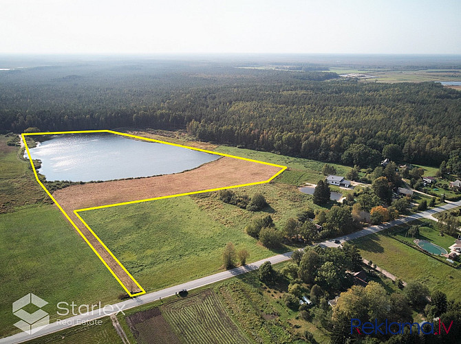 Продается земельный участок с частным озером под застройку частных домов в Малпилская вол. - изображение 1