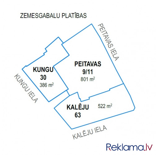 Peitavas kvartāls. Trīs apbūves gabali Vecrīgā.  Šobrīd uz pirmā gabala atrodas 4 stāvu Rīga - foto 16