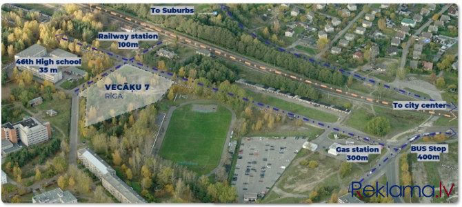 Attīstības zemes īpašumu Vecmīlgrāvī, Vecāķu Prospekts 7. Zemes platība 7367m2 + 1171m2 Rīga - foto 11