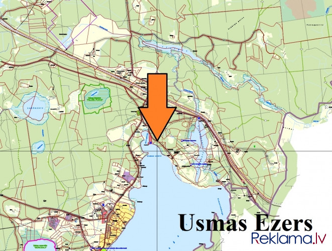 Tiek pārdots meža teritorijas zemesgabals pie Usmas Ezera krastā.   Platība: 30000m Apbūves Ventspils un Ventspils novads - foto 2