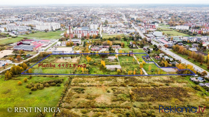 Tiek pārdots zemesgabals stratēģiski izdevīga vieta Jelgava.  Platība: 49513m  + Maksimālais Jelgava un Jelgavas novads - foto 2