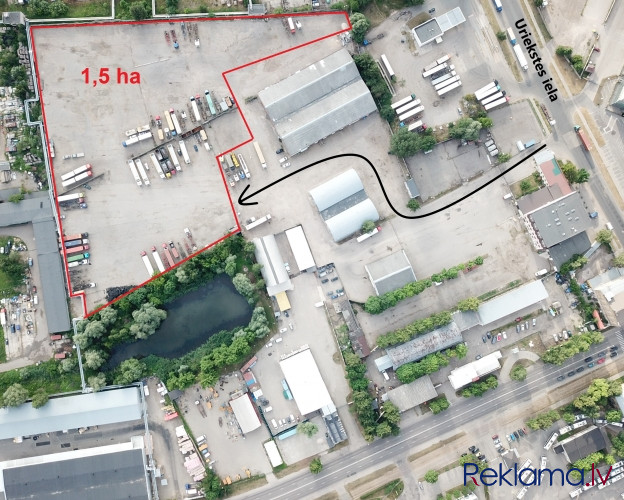 Piedāvājumā stāvlaukums Biznesa Parkā Dambis, Uriekstes ielā 1, Rīgā.  + Platība 15000 m2. Rīga - foto 5