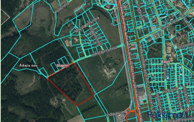 Продается земельный участок в Адажи возле ВИА Балтика, Таллиннское шоссе (А1), 9,58 Адажский округ - изображение 2
