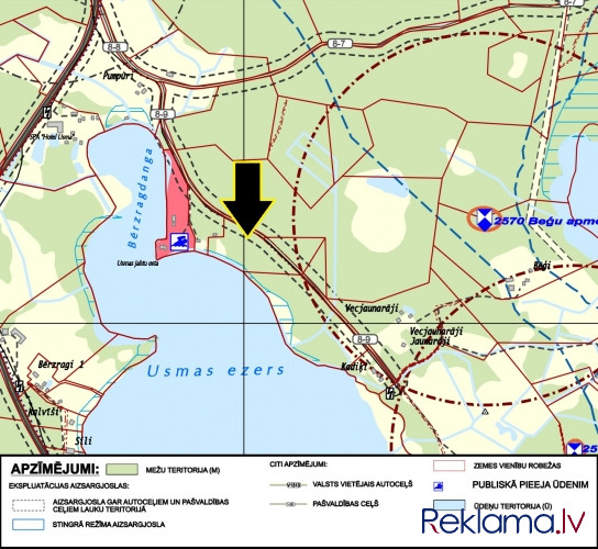 Tiek pārdots meža teritorijas zemesgabals pie Usmas Ezera krastā.   Platība: 30000m Apbūves Ventspils un Ventspils novads - foto 14