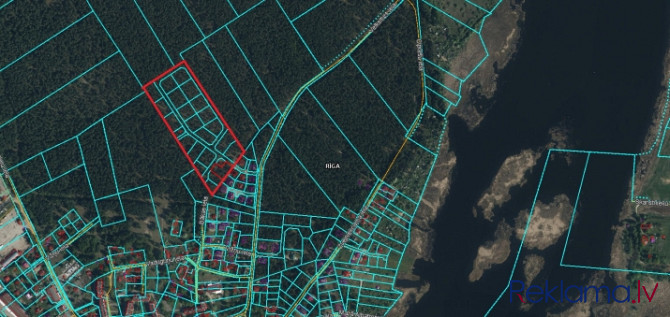 5.5 ha liels zemesgabals Mangaļsalā.  Zemesgabals sadalīts 24 mazākos zemesgabalos (1200 - 2600 Rīga - foto 4