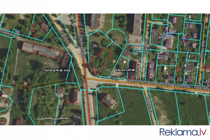 Zeme Salacgrīvā labi redzamā vietā, centrālās ielas malā (Rīga - Ainaži šoseja).   Jauktas centra ap Саласпилс - изображение 1