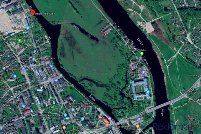 Продается историческое здание и земеля с видом на реку Дрикса в городе Елгава, с Елгава и Елгавский край - изображение 10