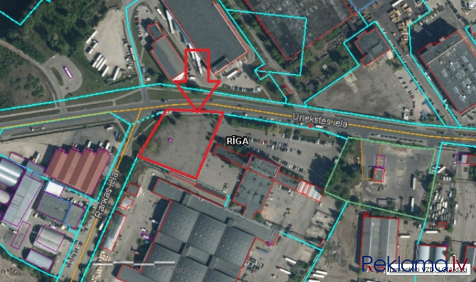 Iežogots, apsargāts laukums ar cietu segumu Uriekstes ielas malā.  + 5202 kvm liels laukums ar cietu Рига - изображение 12