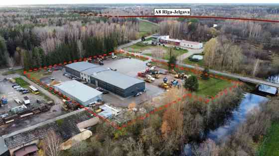 Multifunkcionāls komplekss:  Ofiss divos stāvos; Apsildāmas ražošanas telpas; Apsildāma garāža/servi Jelgava un Jelgavas novads