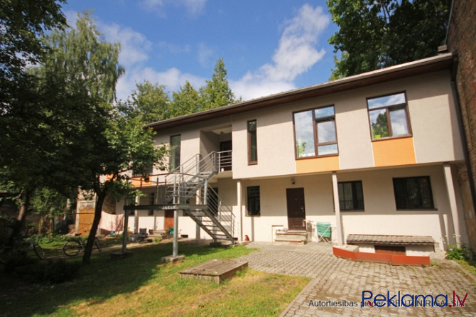 4-квартирный новый дом в тихом, зеленом районе Čiekurkalns.  Планирование: 1-й этаж Рига - изображение 1
