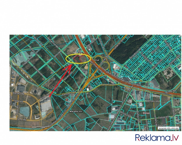 Zemes gabals pie Ulmaņa gatves, blakus RIX viaduktam.  + Atļautā izmantošana- Jauktas centra Rīga - foto 3