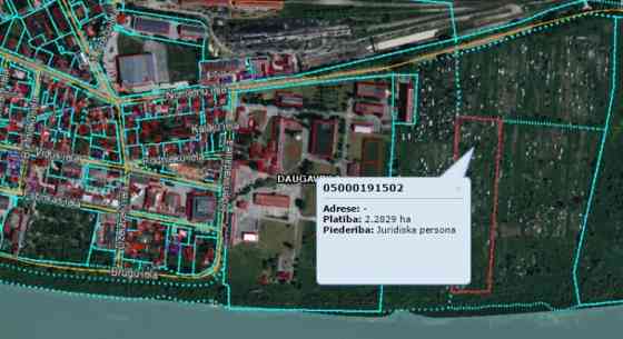 Pārdod zemes gabalu 2.28 ha platībā Daugavas krastā. Saskaņā ar attīstības plānu zemes gabals atroda Рига