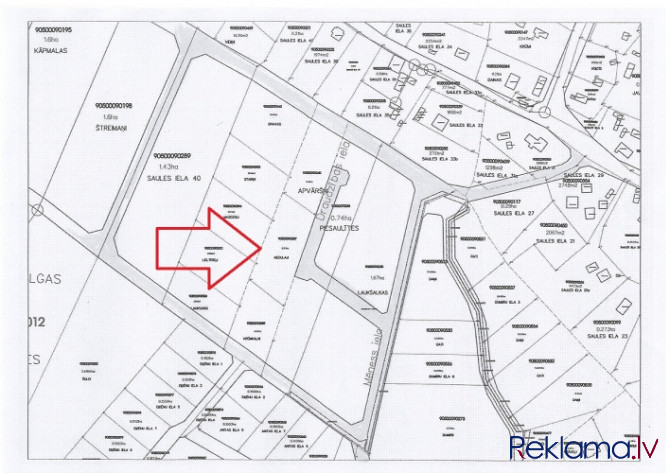 Zeme Klapkalnciemā - vienģimenes dzīvojamo māju apbūve. Līdz jūrai ~1 km.  Ir tehniskie noteikumi no Тукумс и Тукумский край - изображение 14