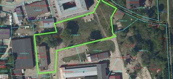 Продается земельный участок в Пардаугаве, в части квартала между улицами Rīga