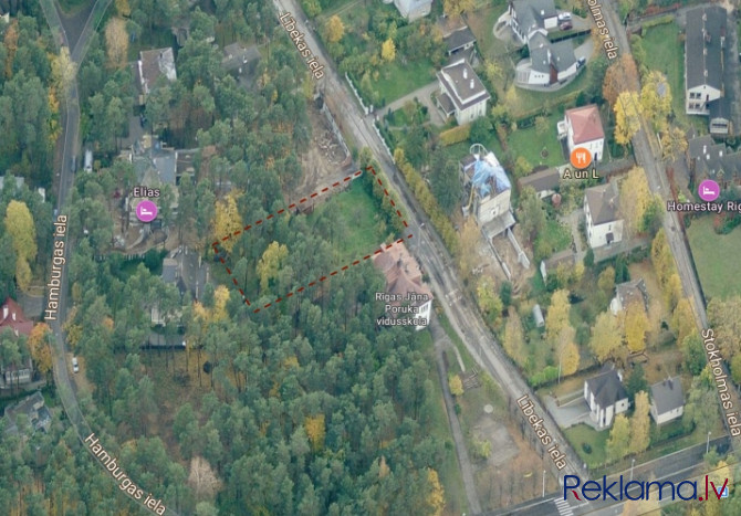 Iegādei tiek piedāvāts ekskluzīvs zemes gabals Mežaparkā.  Mazstāvu dzīvojamās apbūves Rīga - foto 6