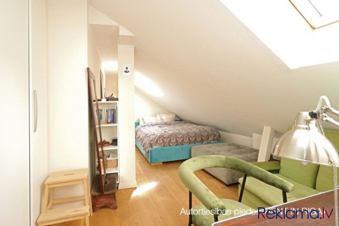 Mājīgs, gaišs 2 stāvu 3 istabu dzīvoklis (2 atsevišķas guļamistabas un viesistaba apvienota Rīga - foto 3