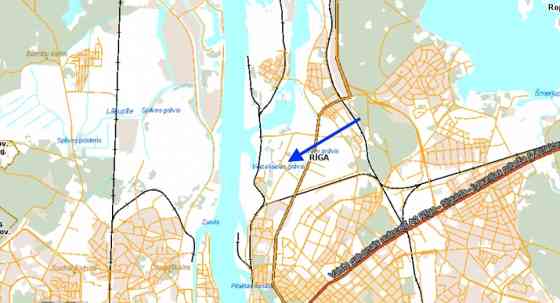 Предлагается в аренду земельный участок промышленного назначения (R) В настоящее Rīga