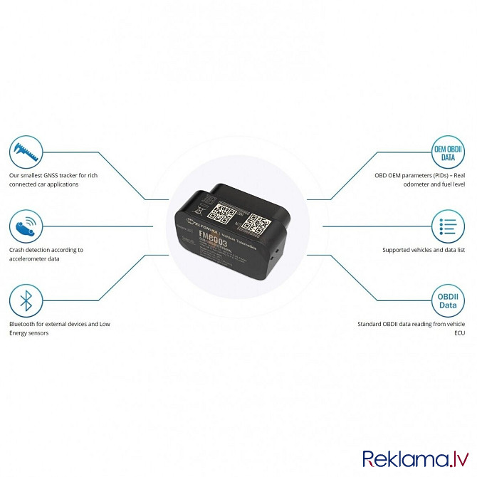 Fmb003 Телтоника Gps Трекер Obd Rīga - foto 1