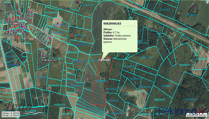 Pārdod nekustamo īpašumu Aroni , kas sastāv no zemes vienības ar platību 6,7 ha. Zemes Krāslava un Krāslavas novads - foto 11