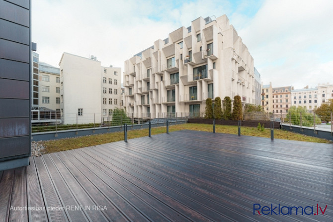 Ekskluzīvs 3 istabu dzīvoklis ar 101 kv.m plašu terasi Rīgas centrā.   Dzīvokļa lielākais Rīga - foto 6