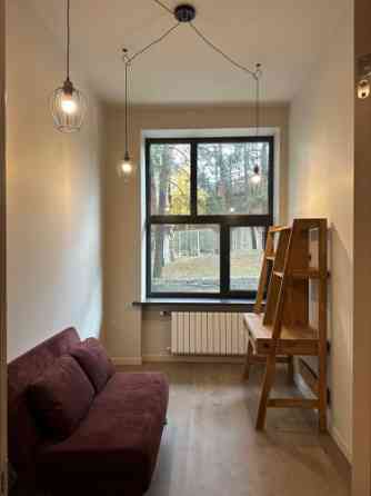 A 4-room apartment is offered for rent in the sustainable, energy-efficient project "Mežaparka lofts Rīga