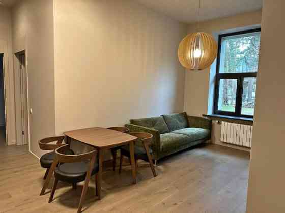 A 4-room apartment is offered for rent in the sustainable, energy-efficient project "Mežaparka lofts Рига