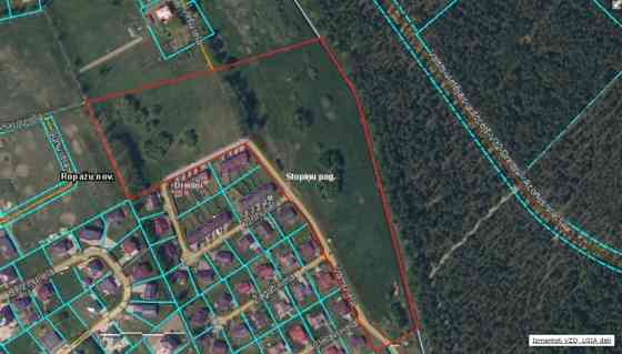 Участок земли с детальным планом развития посёлка в Дрейлини на продажу  Площадь: Рига