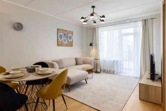 Элегантная и со вкусом оформленная двухкомнатная квартира в новом проекте Green City Рига