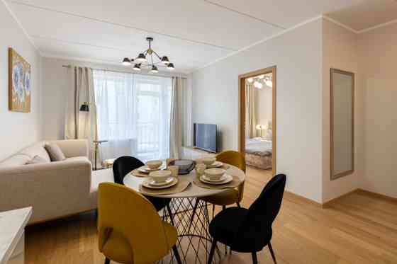 Элегантная и со вкусом оформленная двухкомнатная квартира в новом проекте Green City Рига