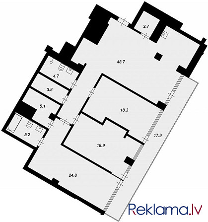 Iznomā biroja telpas VALDO biznesa centrā  + Kopējā platība 82,7m2.  + 5. stāvs , ir lifts  + Telpās Рига - изображение 10