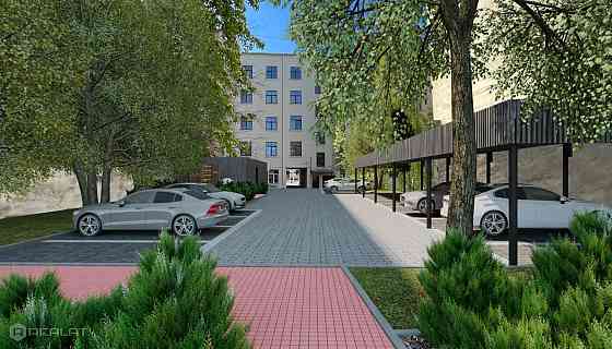Pardošanā tiek piedāvāts jauns 2-istabu penthouse dzīvoklis ar terasi projektā Hoffmann Rezidence. Ē Рига