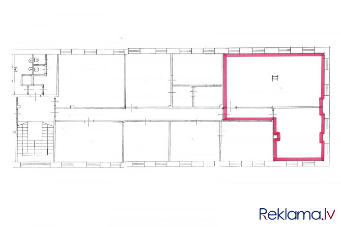 217.2 m2 birojs ēkas 2. stāvā ar skatu uz K.Barona un Dzirnavu ielu; 9 biroja telpas, 2 tualetes, no Рига - изображение 5