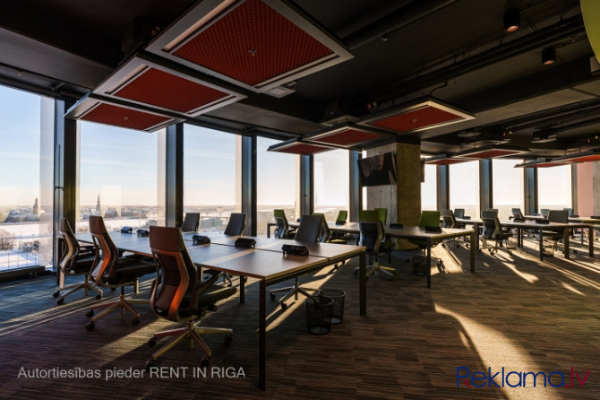 Furnished office on the 12th floor of Zunda Towers. Available from "today".  Sophisticated work envi Рига - изображение 6