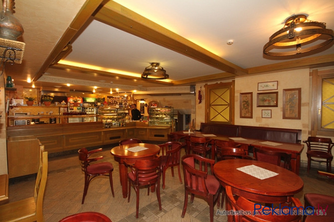 Kafejnīcas telpas ar aprīkojumu, kas iekļauj virtuves tehniku, bāra aprīkojumu un ēdiena Rīga - foto 1