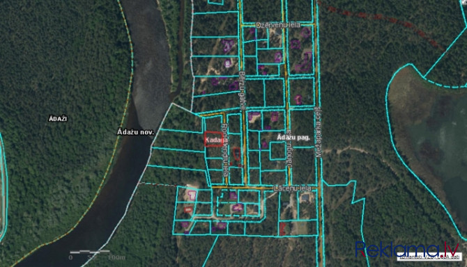 Pārdošana zemesgabals pie Gaujas un Kadagas ezera, Kadagā  Platība: 1512m Apbūves augstums: Ādažu novads - foto 1