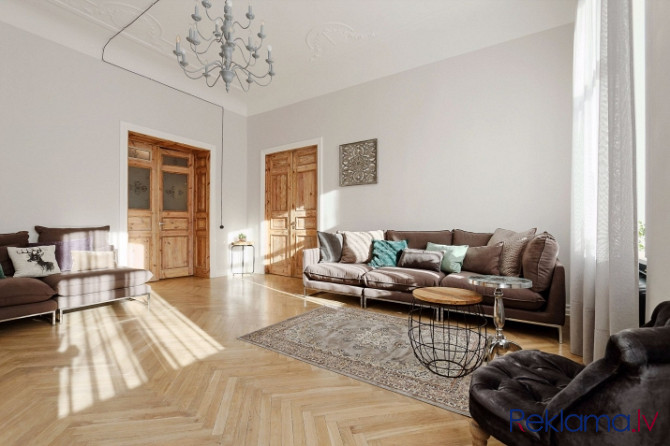 С 21 мая предлагается в аренду красивая, просторная квартира в центре Риги.  - 145 m2  - Рига - изображение 1