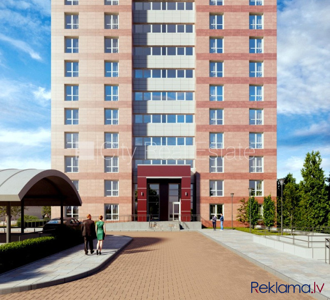 Projekts - Panorama Plaza, jaunceltne, monolīta betona sienas, labiekārtota apzaļumota Rīga - foto 4