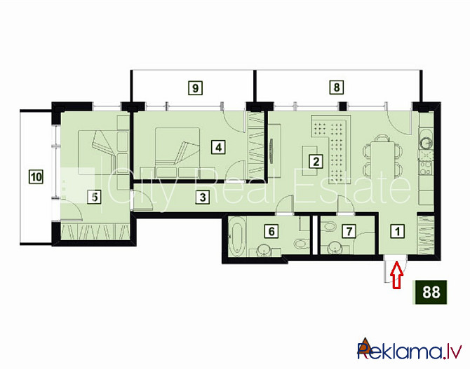 Земля в собственности, новостройка, на подвальном этаже доступно кладовое Рига - изображение 19