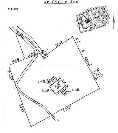 Земля в собственности, частный дом, деревянный дом, зеленая территория 2844 м2, Рига