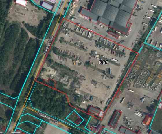 Коммерческая земля на улице Ранкас 14.  + 45 985 м2; + объект находится на территории Rīga