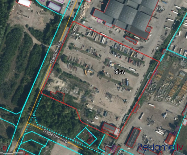 Tiek pārdots regulāras formas zemes gabals Rankas ielā 14 komerciālai apbūvei.  + 45 985 m2; + Rīga - foto 2