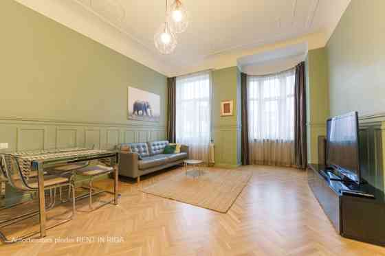 Со вкусом оформленная 3-комнатная квартира в центре Риги,  Удобная планировка со Рига