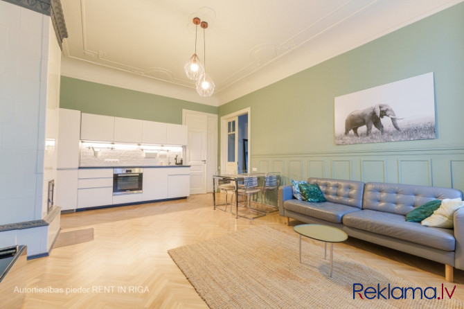 Со вкусом оформленная 3-комнатная квартира в центре Риги,  Удобная планировка со Рига - изображение 3