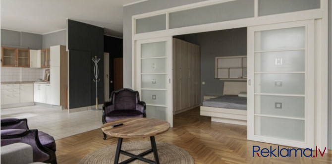 Со вкусом оформленная 2-комнатная квартира в центре Риги  Планирование: + Гостиная Рига - изображение 1