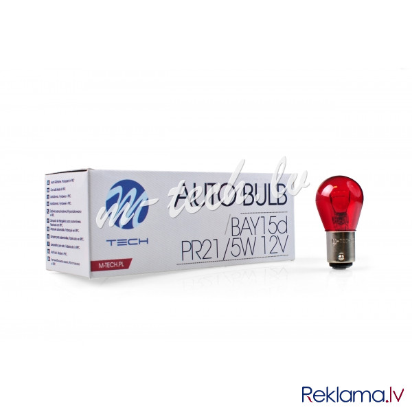 Z16 - M-TECH bulb BAY15d P21/5W 21/5W 12V RED Рига - изображение 1
