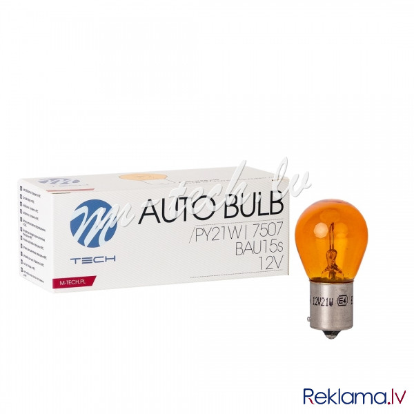 Z36 - M-TECH bulb BAU15s PY21W 21W 12V AMBER Rīga - foto 2